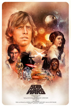 dorksidetoys:    Awesome poster tributes to the Star Wars movies by Richard Davies. Via   cinemagorgeous   