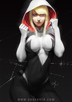 souracid:  Gwen Stacey! Such an awesome character design! 
