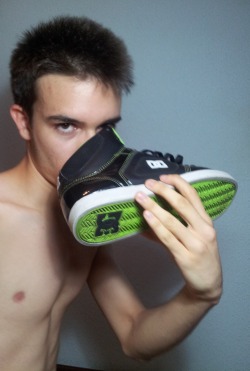 sneaksbdsm:  Sniffing DC Shoes