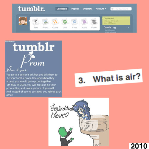 generalgrievousdatingsim:i’m sure i’ve missed a few things, but i can’t stand to look at it any longer. i present to you: the good, the bad, and the ugly of tumblr throughout the decade