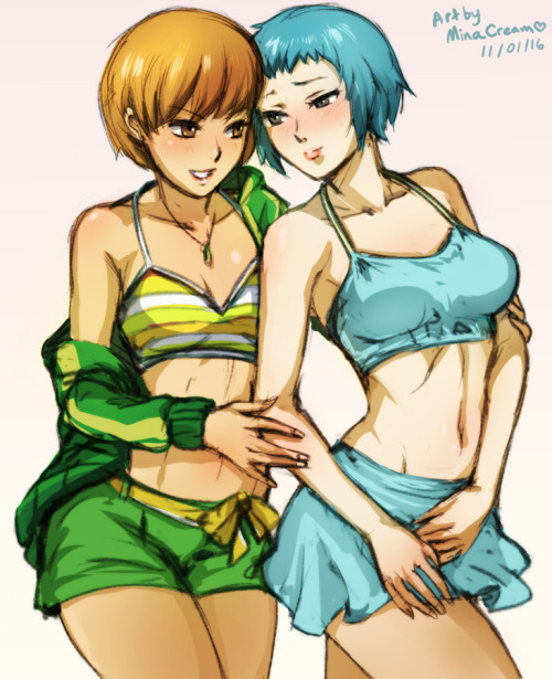 #131 Chie and Fuuka (Persona 3 / 4)Support me on Patreon