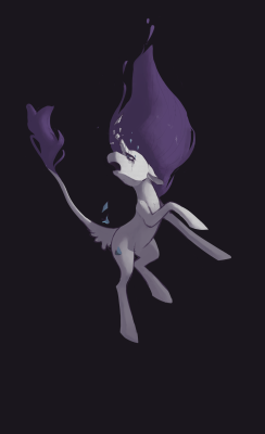 enma-darei:  Falling Apart by Enma-Darei  You can run, but you can’t hide…  A “proper” picture for Rarity Month. 