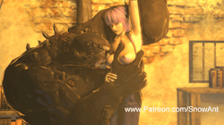 snowant:   First release target hit!  Thanks everyone!! This is a short loop of a Henchman sucking on Ayane. The next release is a loop of Lisa from the same project being fucked hard. Mega Download Link  Ayane model by Lord Aardvark Henchman model