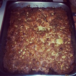 #Dessert Is Done For After Dinner. #Peach #Apple #Cobbler W/ #Candied #Walnut #Crumble