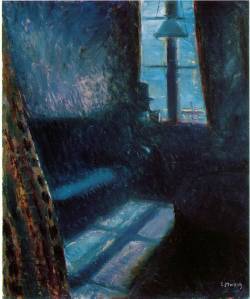lonequixote:  Night in St. CloudÂ ~Â Edvard Munch 