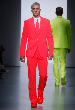 calvinklein:   A look back at the men of Calvin Klein Collection. Spring 2009: AJ Abualrub.   