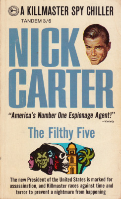Nick Carter: The Filthy Five (Award/Tandem, 1967).From Ebay.