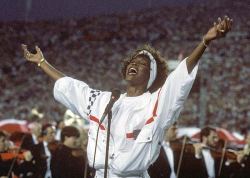 BACK IN THE DAY |1/27/91| Whitney Houston sings The Star Spangled Banner, to open Super Bowl XXV. The Giants defeated the Bills, 20-19 to win their 2nd championship in four years.
