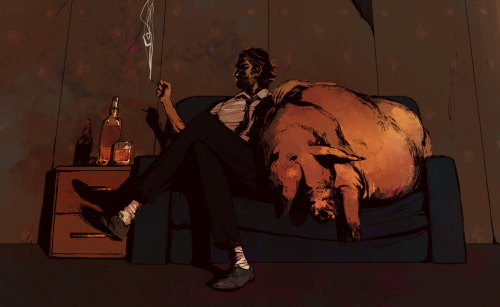 Porn onemagpie:  just wanted to draw Bigby and photos