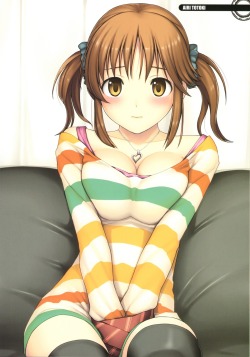 hutommon:  cleavage tanaka shoutarou the idolm@ster the idolm@ster cinderella girls thighhighs totoki airi | yande.re 