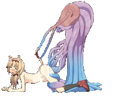Cute lolicon hentai neko slut getting double penetrated by a tentacle rape monster squid who seem to be fascinated by the cat girlâ€™s tail, maybe it thinks the tailâ€™s a baby squid monster.