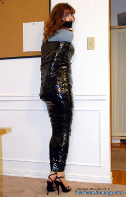 plastic-wrapped-girls:  Lorelei Mummified 2 by ~LoreleiMission