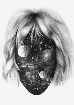 red-lipstick:  Karina Eibatova aka Eika (b. Saint Petersburg, Russia, based London, UK) - 1: Entire Inside, 2011  Graphite on Paper  2: Everything Is Possible from All You Need Is Universe series, 2012  Pencils, Watercolors on Paper  3: Created for