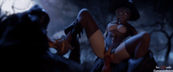 kensfmaudio:  Witch Mercy and the Werewolf https://my.mixtape.moe/nptgnk.mp4 (MEGA) Animation by ComandoRekin [Patreon] Original Post - Here It’s always Halloween somewhere in the world…wait, that’s not how that saying goes. Not entirely satisfied