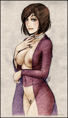 r34upyourass:  Lady of the week Elizabeth (Very fucking beautiful)  Did I mention I&rsquo;m in love with Elizabeth now? I played Bioshock Infinite and fell in love.