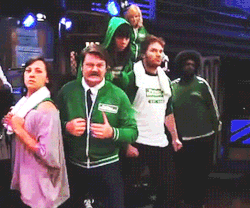you-smile-we-smile:  Jimmy Fallon vs Parks and Recreation Cast This is not appreciated enough. 