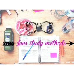 study-studymore-studyhard:  MY STUDY METHODS 1. Create a study habits : I always study at 10 AM and 8 PM. At 10 AM, I only do my homework for my afternoon classes. Yes, I wait to last minute to do because it’s not important, hard. It’s very easy