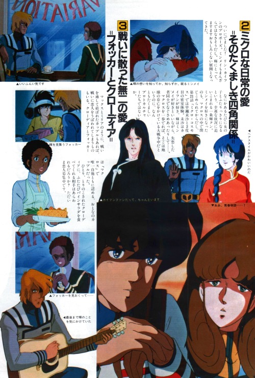 animarchive:    Super Dimension Fortress Macross (Animage, 05/1983)  