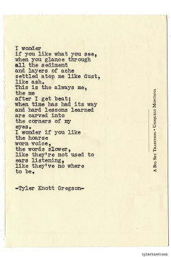 tylerknott:  Typewriter Series #894 by Tyler Knott Gregson *It’s official, my book, Chasers of the Light, is out! You can order it through Amazon, Barnes and Noble, IndieBound or Books-A-Million * 