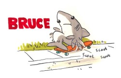 Sketchshark:  I’ve Been Doodling Comics About The Off-Screen Life Of Bruce, Who