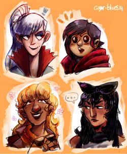 cigar-blues:  please be gentle this is my first time drawing the rwby gals uvu