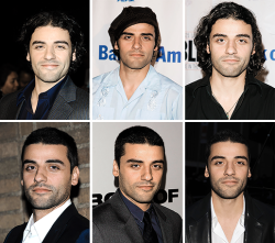 oscarsbigbutt: oscaricaas:  The Evolution of Oscar Isaac  Maybe it’s wrong i say this but…he ages just like a fine wine!  