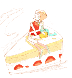 mikanwater:  ….Strawberry Pearl Cake…….