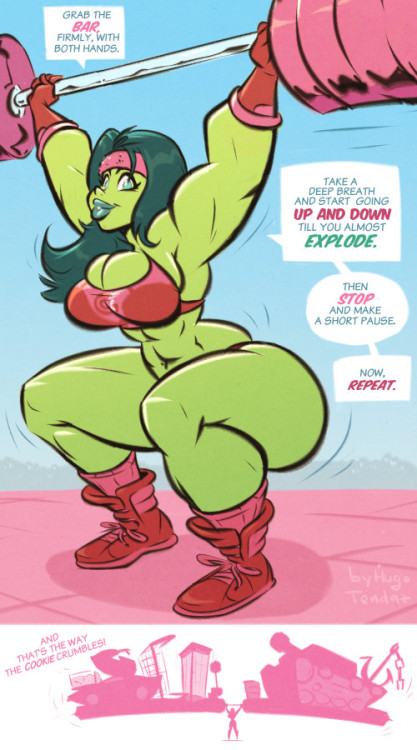   Gamma Cutie - Cookie Crumbles - Cartoon PinUp Sketch Commission  Colossus approves this squat! :PIt’s a commission for @miss-melee of Gamma Cutie from salvadoracomic.com, that he makes with @jmdurden. Go check it out.If you are interested in