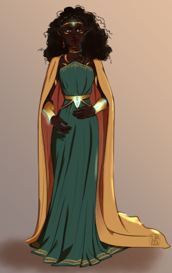 yliseryn: My take on Allura’s mother, because the MAS server drawing parties are such a good way to get inspired! This is a younger version of Queen Aetheria, and I figure she’d be looking at her future husband :) Went for a more earthy palette to