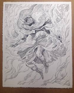 hannahchristenson:  Another #inktober! This game is Hyper Light Drifter and is yet to come out. It looks pretty interesting. No video for this one though. 