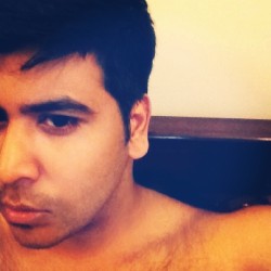 demvisualfeels:Resting bitch face before bed #gay #desi #hairy #inbed #indian #instagay #scruffy