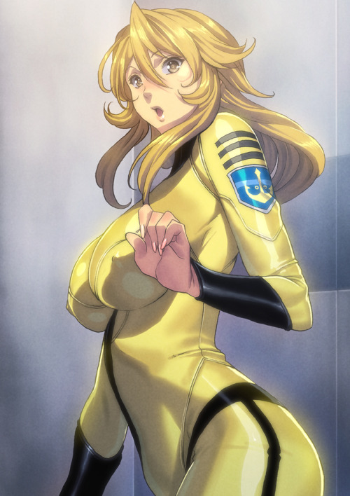 rule34andstuff:  Fictional characters that I would “wreck”(provided they were non-fictional): Yuki Mori (Space Battleship Yamato). Set II.