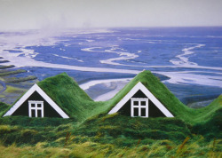 Turf houses in Iceland
