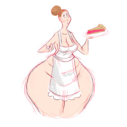wappahofficialblog: i baked you a pie! I had a weird dream during and evening nap…  gave her a lil color palette 