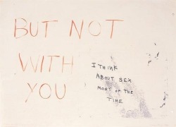 Paintdeath:  Tracey Emin “I Think About Sex Most Of The Time” (2003) 