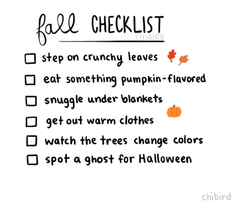 chibird:  You’ve already gotten one checked off for ya! ;D  Most are already checked off. c;