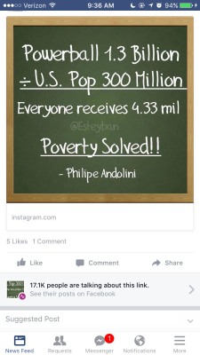 failnation:  This is going viral on Facebook right now. Apparently no one knows how to mathhttp://failnation.tumblr.com  A sure sign of our nation&rsquo;s number one problem:  stupidity.