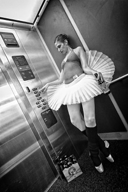 “Bad Ballerina” Amelie, my dance collaborator, and