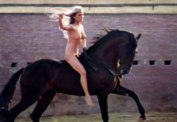andyhugie: girlsandsport:  Bo Derek naked  Very daring of her must be a good rider?   World Class beauty.   Nude Equestrian.