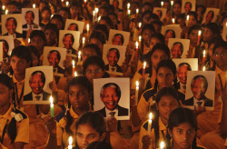 reuterspictures:  Mourning Mandela  Reactions