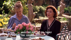 gimmemoregilmore:  dollsome-does-tumblr:  i love those times when we get glimpses into emily’s social life and it is so clear that she is the lorelai of her friend group  Her daughter’s mother.
