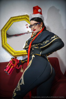 luthylothlorien:    ★ Bayonetta ~ Merry Christmas ★   Bayonetta wishes you a Merry (dark) Christmas in her elegant Umbran Outfit.  Visit my cosplay page HERE   ★   ★   ★   ★   ★  