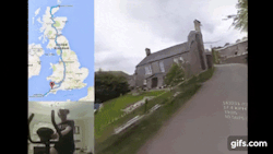 cnet:    Man attempts to cycle length of Britain in Street View VR   Using a Gear VR and an exercise bike, Aaron Puzey is taking in the  sights from Land’s End in Cornwall to John O'Groats in the far north of  Scotland.   