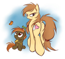 askblackfireandflarethealicorns:  epicbroniestime:  Button, mom by *Kejzfox  We’d all buck that…even mares  Why do I have a major crush on her? *A*