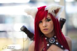 kamikame-cosplay:  Danielle Beaulieu as Kitty Cat Katarina from League of Legends. Photos by Xen Photography and Orange Mochi Photography.