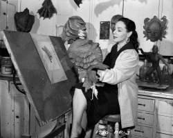 fatandbadatsports:  Let us not forget one of the most important things about the Universal Monsters era: The Creature From The Black Lagoon was created by a woman, Milicent Patrick. Nearly unheard of at the time, ms Patrick is responsible for creating