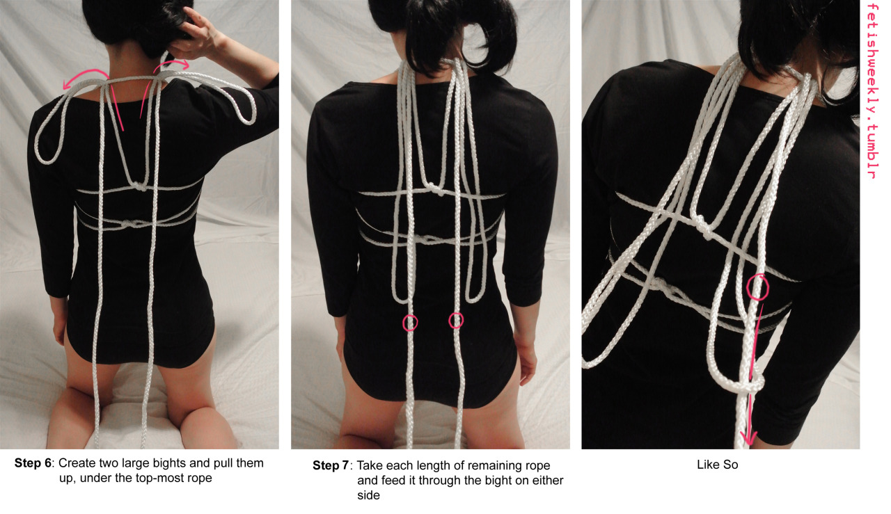 fetishweekly:  Shibari Tutorial: The Hog Tie You’ll need 50’ of rope, or two