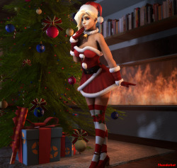 generalthunderbat: Made a second version with Mercy as well in her sexy santa costume :D Widowmaker version : http://generalthunderbat.tumblr.com/post/154979864749/merry-xmas-everyone-so-have-a-sexy-santa-widow 