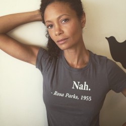 dynastylnoire:  theedopeweirdo:  accras:  Thandie Newton#blacklivesmatter  This shirt is everything   I NEED IT 