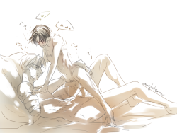 angleterre:I’m developing new kink about size differences… watch me if I’m fallen into shota eruri o&lt;-&lt;For videv.
